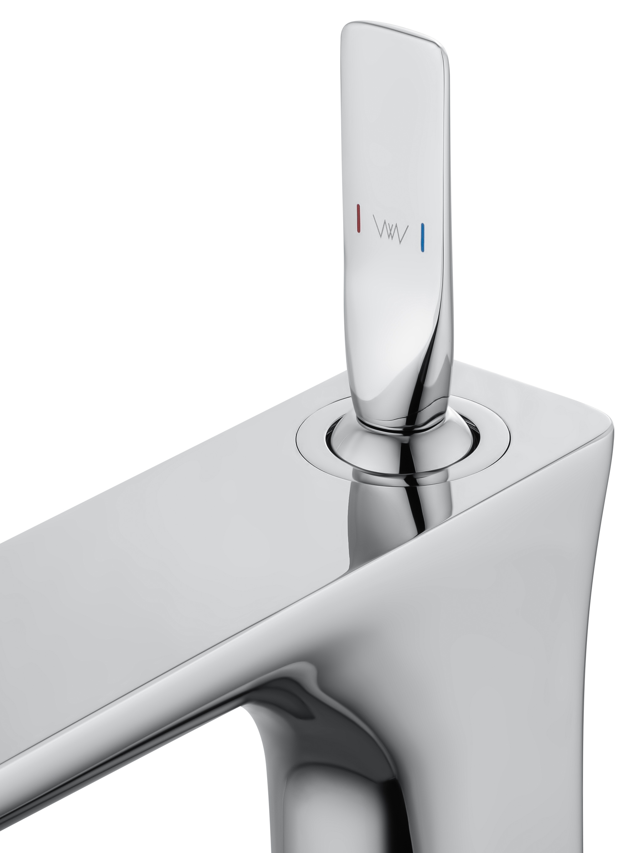 Смеситель для раковины высокий WONZON & WOGHAND SHARK, Хром (WW-48B1102-CR) - Gidratop.ru изображение