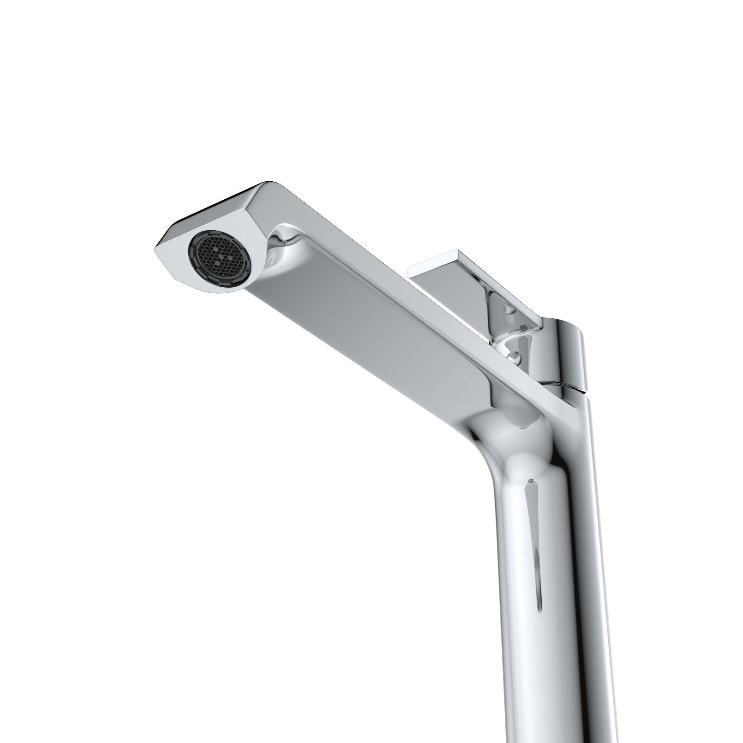 AURORA Смеситель для накладной раковины без донного клапана, хром AURORA-LMC-CRM-W0 - Gidratop.ru изображение