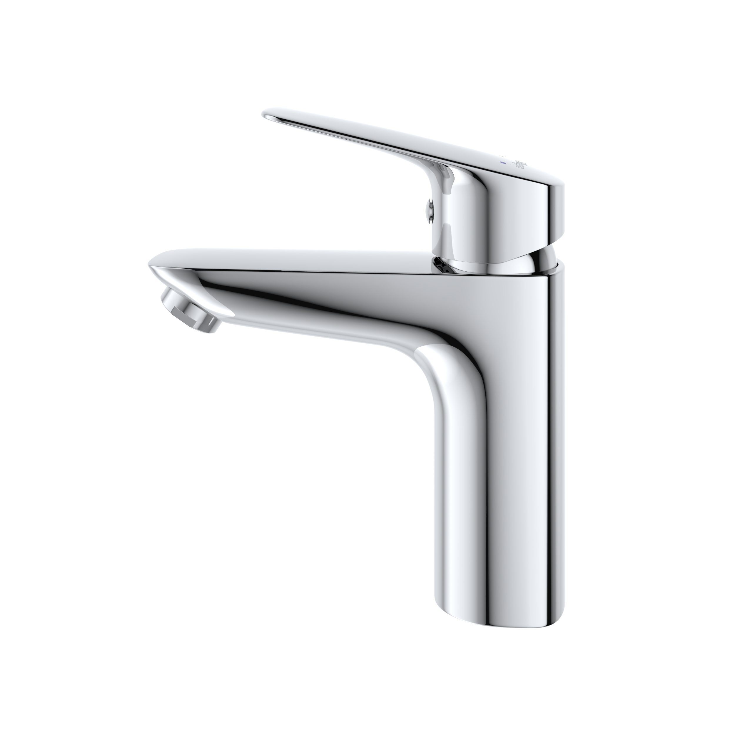 DUE Смеситель для раковины без донного клапана, хром DUE-LVM-CRM-W0 - Gidratop.ru изображение