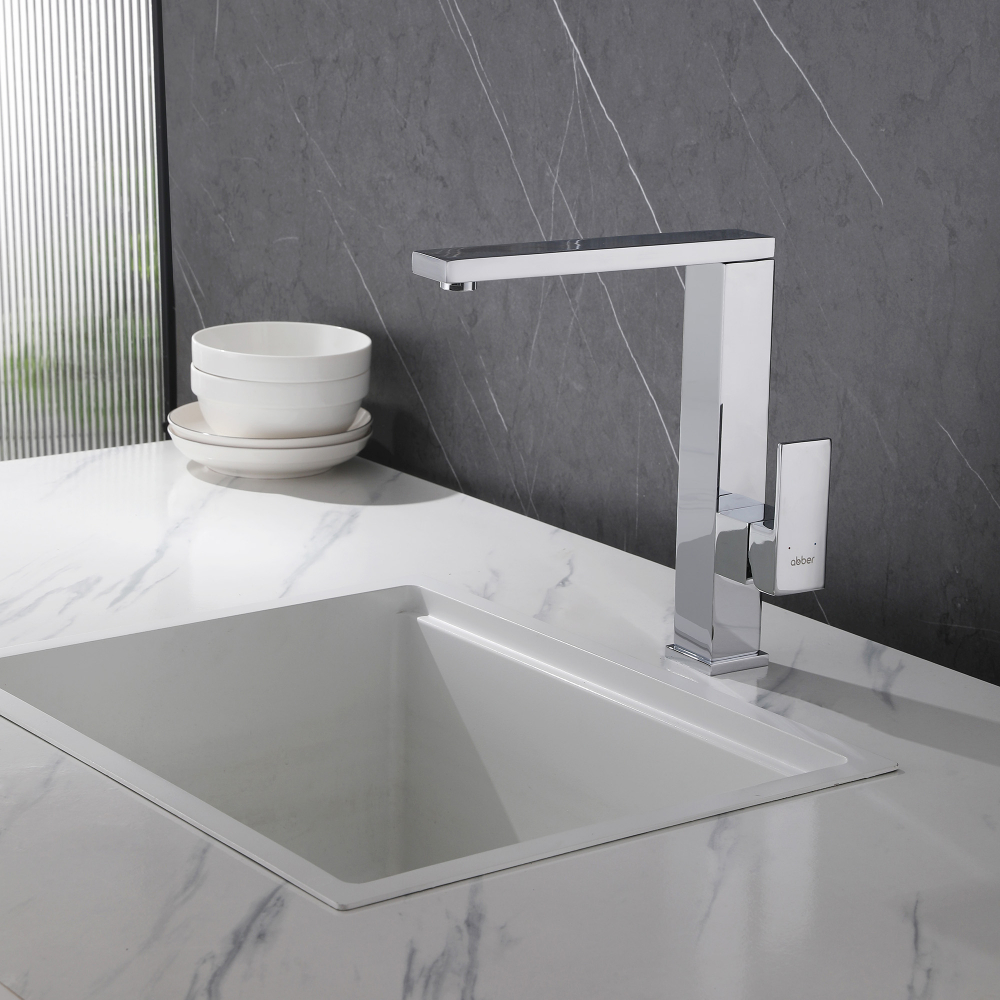 Смеситель ABBER Daheim AF8214 для кухни, хром - Gidratop.ru изображение