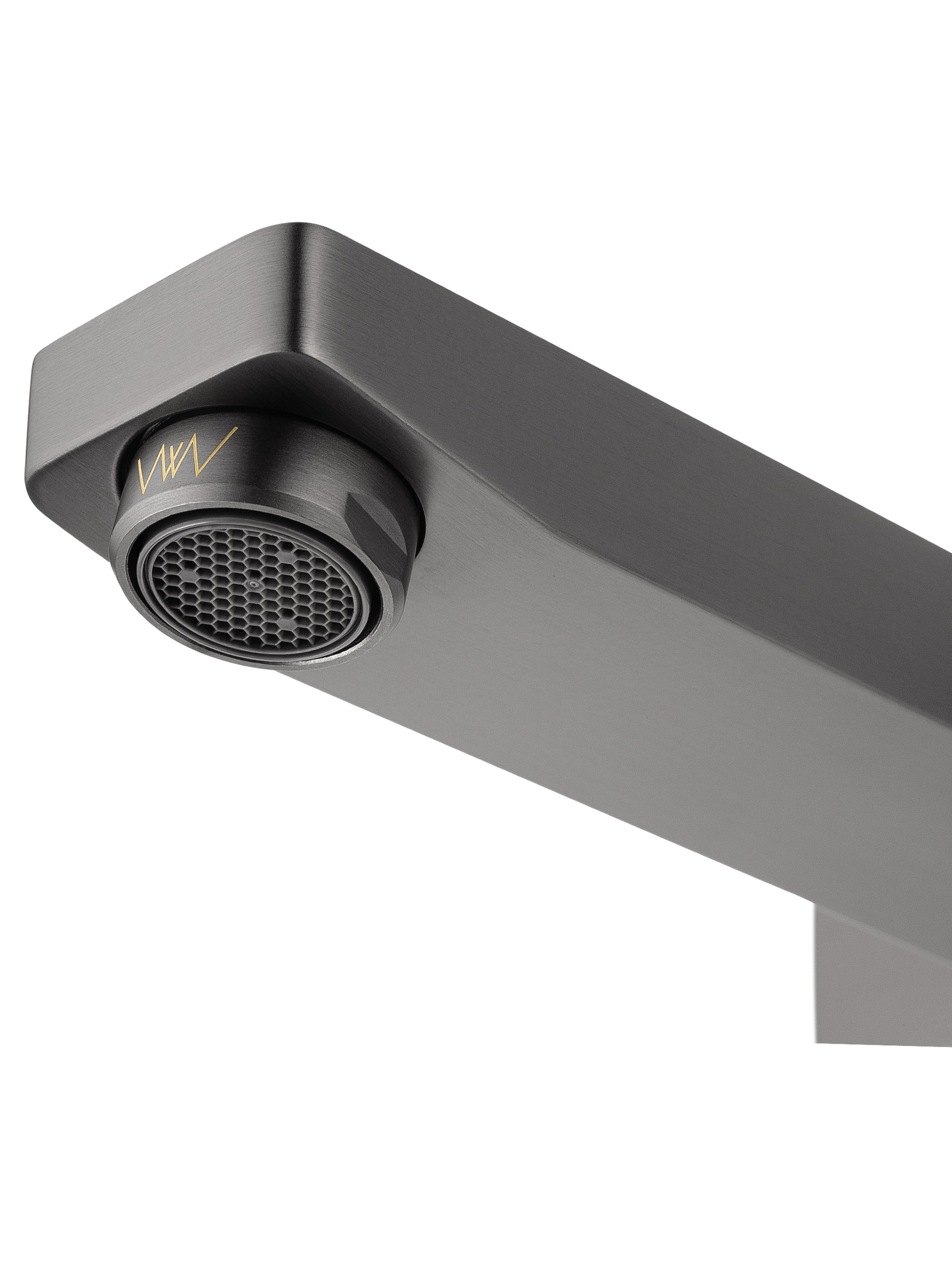 Смеситель для ванны с душем WONZON & WOGHAND FRAME, Темный графит (WW-88639010-BGM) - Gidratop.ru изображение