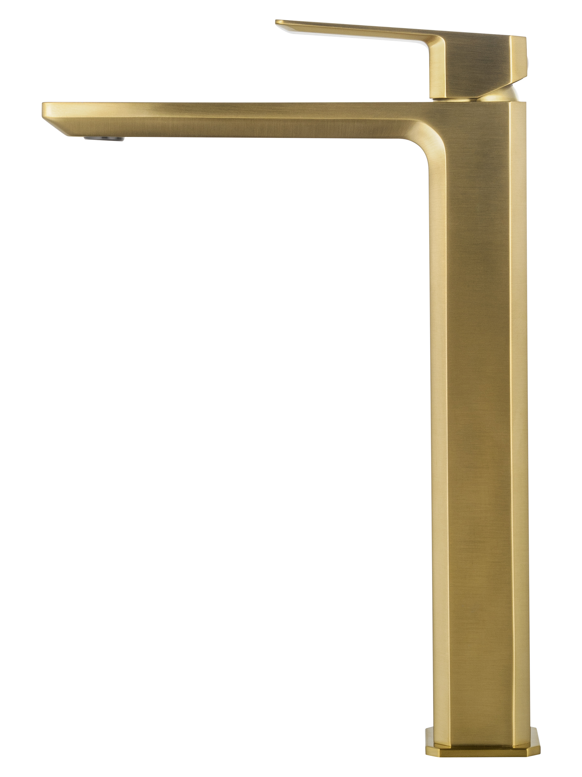 Смеситель для раковины высокий WONZON & WOGHAND DIAMOND, Брашированное золото (WW-88239011-BG) - Gidratop.ru изображение