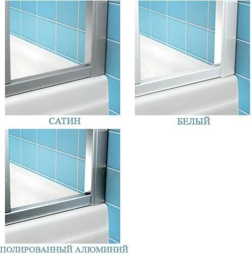 Душевая дверь Ravak Pivot PDOP2-110, профиль белый, ручки и петли хром, витраж транспарент, 03GD0100Z1 - Gidratop.ru изображение