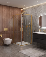 Душевой уголок CEZARES MOLVENO-A-2-90-C-BORO-IV - Gidratop.ru изображение