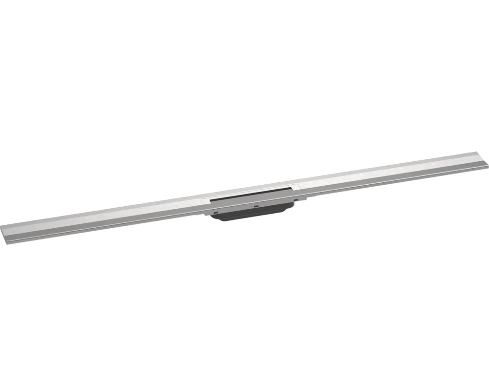 Решетка для дренажного канала Hansgrohe RainDrain Flex, 120 см, полированная сталь, 56054800 - Gidratop.ru изображение
