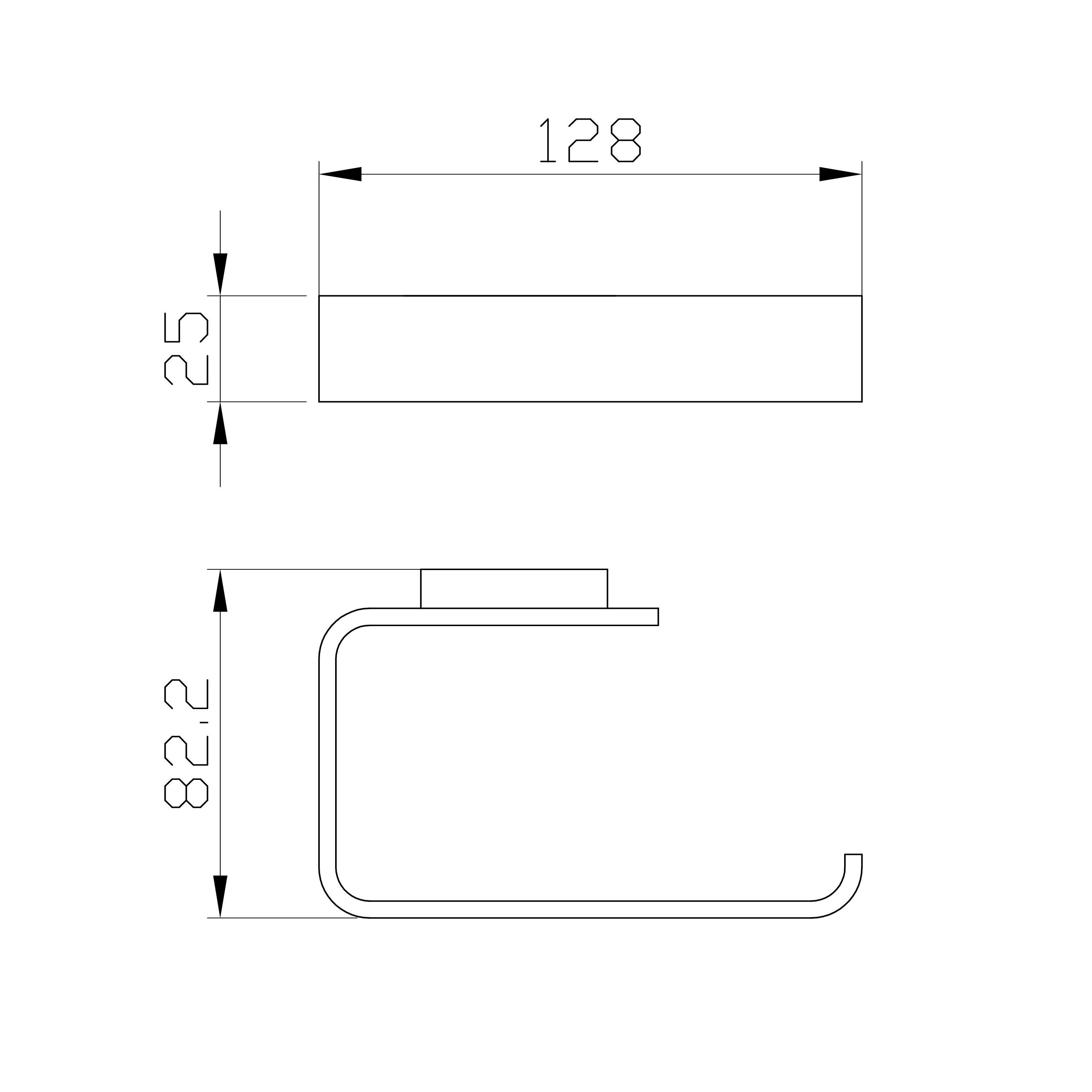 Держатель для туалетной бумаги без крышки WONZON & WOGHAND LOTTE, Хром (WW-8316) - Gidratop.ru изображение