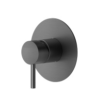 Newform X-STEEL 316 Наружная часть однорычажного смесителя, (для 10841) цвет: PVD Brushed gun metal - Gidratop.ru изображение