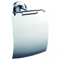 Держатель для туалетной бумаги с крышкой WONZON & WOGHAND SIMPLE, Хром (WW-6526) - Gidratop.ru изображение