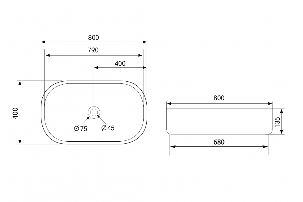 Раковина накладная ABBER Bequem AC2110MW белая матовая - Gidratop.ru изображение
