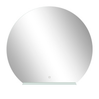 Зеркало с встроенным светильником и сенсорным выключателем с полкой SPC-RNG-900-LED-TCH-MENS, 12W, 220-240V, 900x30 - Gidratop.ru изображение