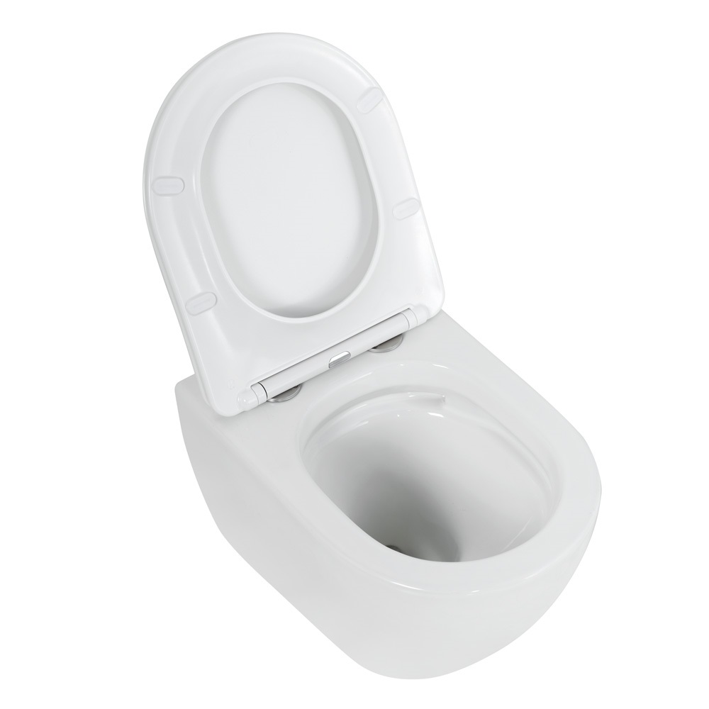 Комплект 4 в 1 Унитаз подвесной с сиденьем CEZARES STYLUS-TOR CZR-6601-TH-TOR/CZR-2316-SC+Система инсталляции 2 в 1 BelBagno BB026/BB081CR - Gidratop.ru изображение