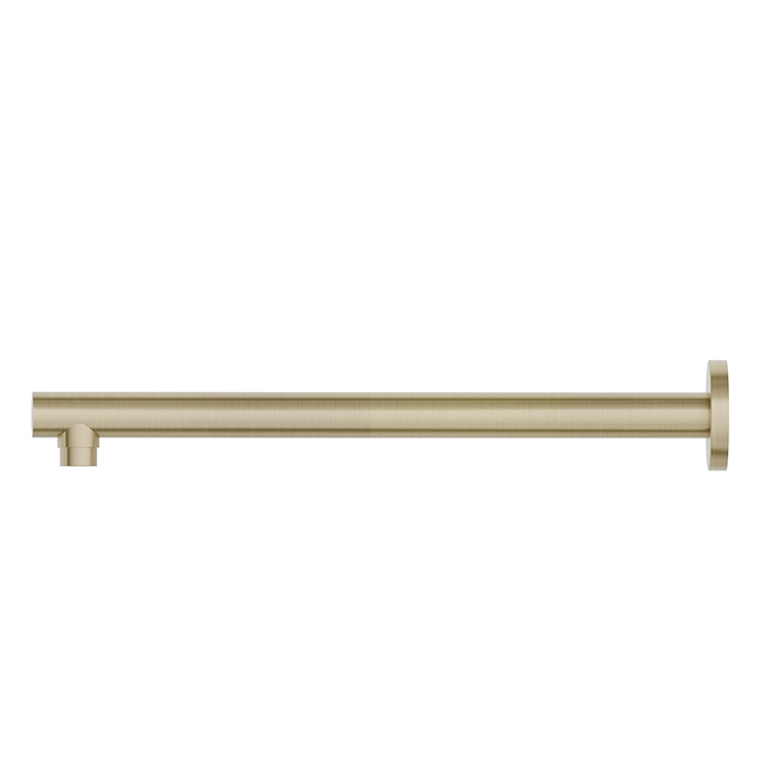 Newform X-STEEL 316 Кронштейн для верхнего душа, настенный., L=350 мм, G1/2" , цвет: PVD Brushed pale gold - Gidratop.ru изображение