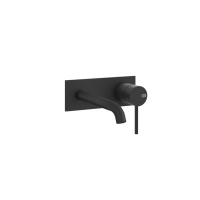 GESSI 316 встраиваемый смеситель с изливом 147мм (внешние части), цвет: Black XL - Gidratop.ru изображение