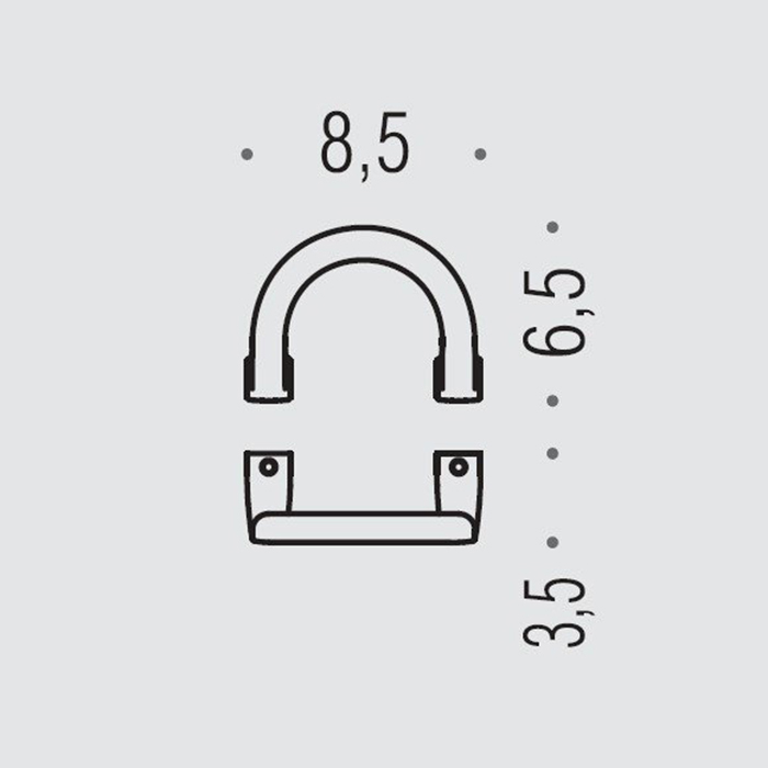 Colombo Lulu Крючок, цвет: PVD золото - Gidratop.ru изображение