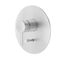 Newform X-Steel Внешняя часть смесителя для раковины с автоматическим переключателем на 2 потока, цвет:  stainless steel - Gidratop.ru изображение