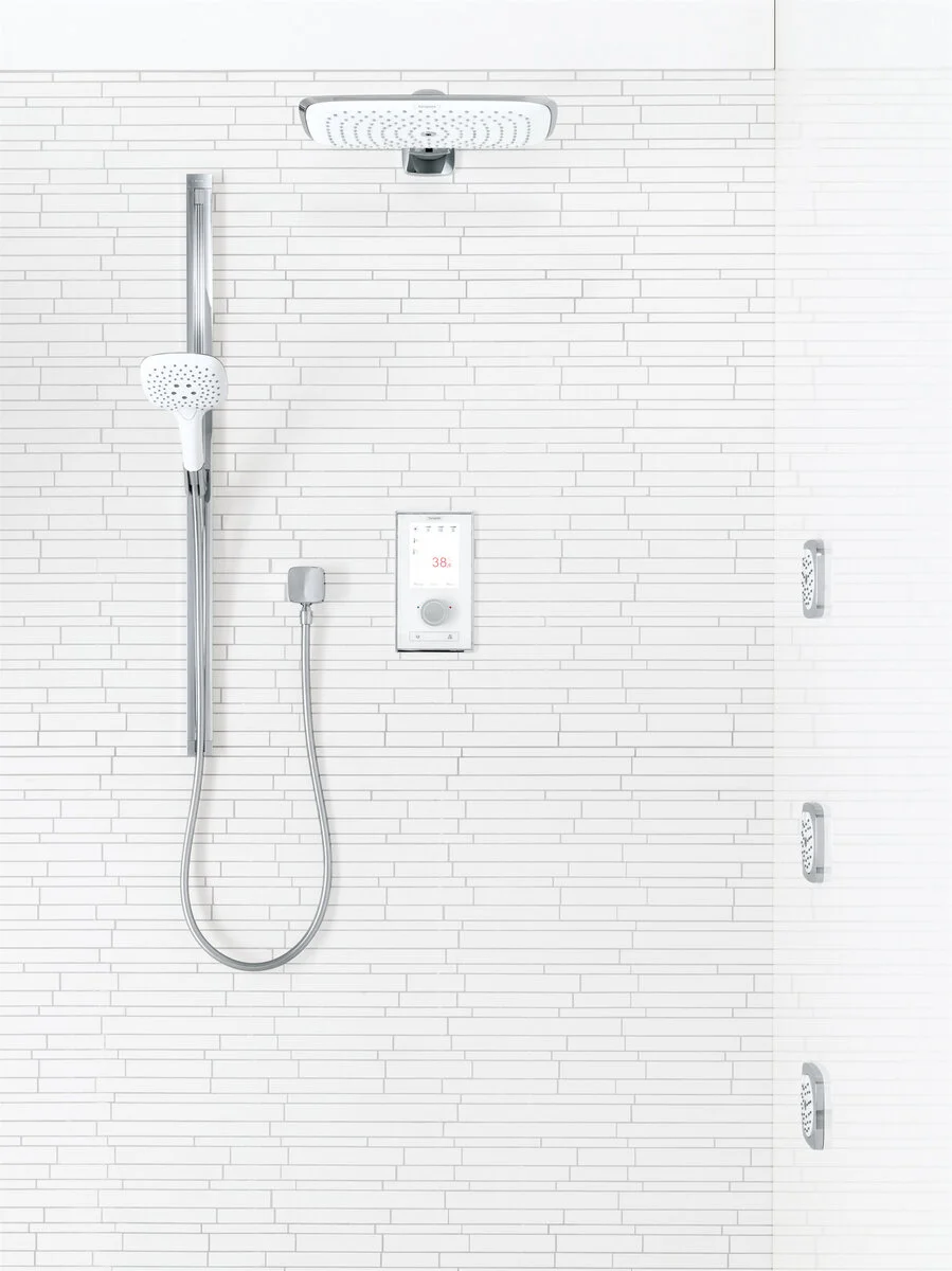 Форсунка боковая Hansgrohe PuraVida 100 1jet 28430400, белый/хром - Gidratop.ru изображение