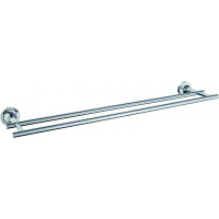 Полотенцедержатель двойной WONZON & WOGHAND SIMPLE, Хром (WW-6511) - Gidratop.ru изображение