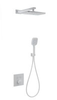 Душевая система с термостатом встраиваемая WONZON & WOGHAND, Белый матовый (WW-D2017-B-MW) - Gidratop.ru изображение