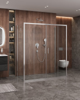 Душевой уголок CEZARES MOLVENO-AH-2/2-170/100-C-Cr-IV - Gidratop.ru изображение