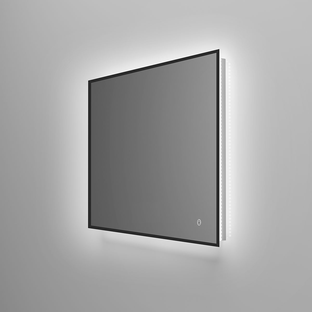 Зеркало LED VLM-3VN900B 900х700 c сенсорным выключателем и диммером - Gidratop.ru изображение