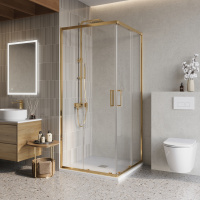 Душевой уголок BelBagno LUCE-A-2-80-C-ORO - Gidratop.ru изображение