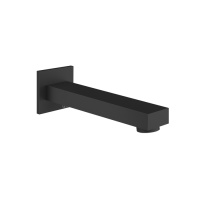 GESSI  INVERSO RIGATO настенный излив для ванны, цвет: Matte Black - Gidratop.ru изображение