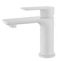 Смеситель ABBER Weiss Insel AF8010FW для раковины, белый матовый - Gidratop.ru изображение