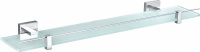Стеклянная полка для ванной WONZON & WOGHAND POLO, Хром (WW-8927) - Gidratop.ru изображение