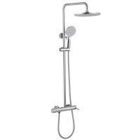 Душевая стойка ABBER Emotion AF8816L с изливом, хром - Gidratop.ru изображение