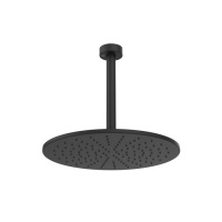 Gessi Emporio shower верхний душ потолочный, поворотная с шарниром, с защитой от известкового налёта, цвет: Black XL - Gidratop.ru изображение