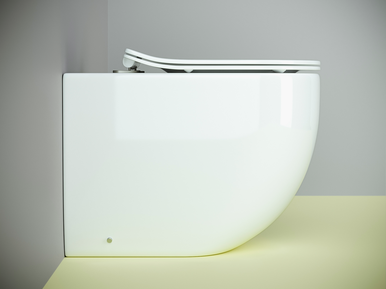 Напольный приставной унитаз Metropol Rimless - Gidratop.ru изображение