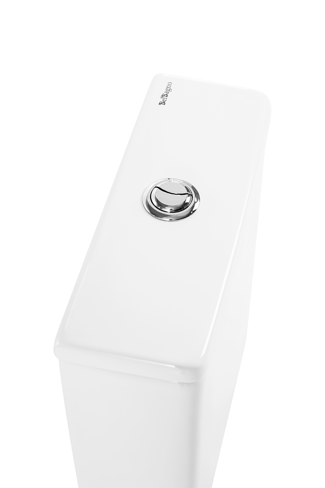 Унитаз-компакт безободковый со смывом TORNADO BelBagno SFERA-TOR BB2141CP-TOR/BB2141T/BB865SC - Gidratop.ru изображение