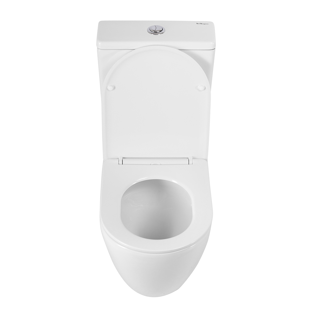 Унитаз-компакт безободковый BelBagno SFERA-TOR BB2141CP-TOR/SC/BB2141T - Gidratop.ru изображение
