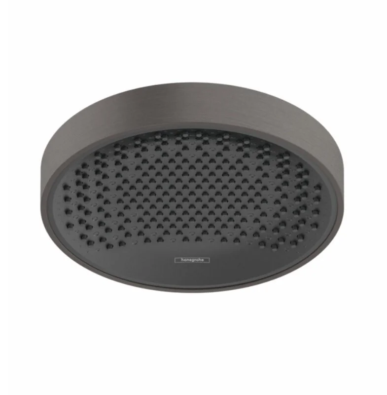 Верхний душ Hansgrohe Rainfinity 26228340, 25 х 25 см, 1 режим струи, без держателя, чёрный хром - Gidratop.ru изображение