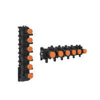 GESSI встраиваемая часть настенного термостатического смесителя с 5 запорными вентилями - Gidratop.ru изображение