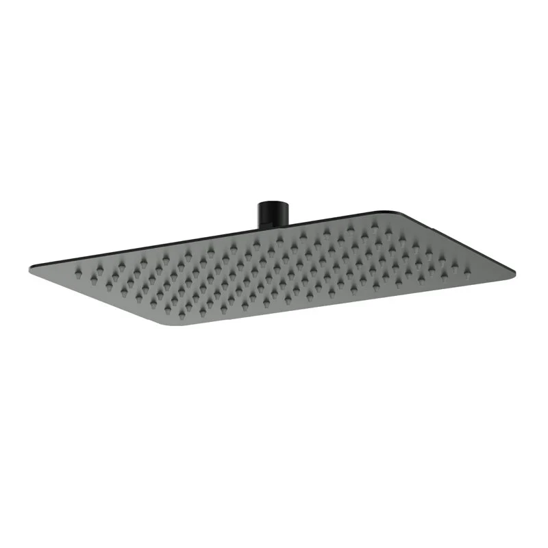 Верхний душ Lemark, 30 х 20 см, без держателя, графит, LM9490GM - Gidratop.ru изображение