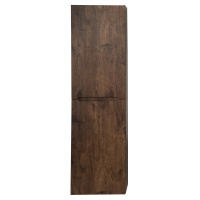 ETNA Шкаф подвесной с двумя распашными дверцами с доводчиками, с двумя полками, правосторонний, Rovere Moro, 400x300x1500, ETNA-1500-2A-SC-RW-P-R - Gidratop.ru изображение