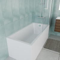 Ванна акриловая Vincea VBT-2G150-LG с ножками 1500*700*470, пристенная, цвет белый - Gidratop.ru изображение