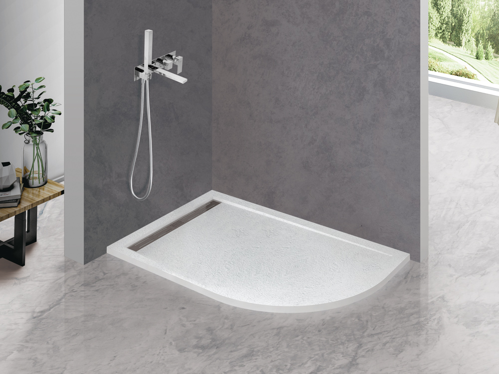 Поддон из искусственного мрамора CEZARES TRAY-AS-RH-120/90-55-30-W-L - Gidratop.ru изображение