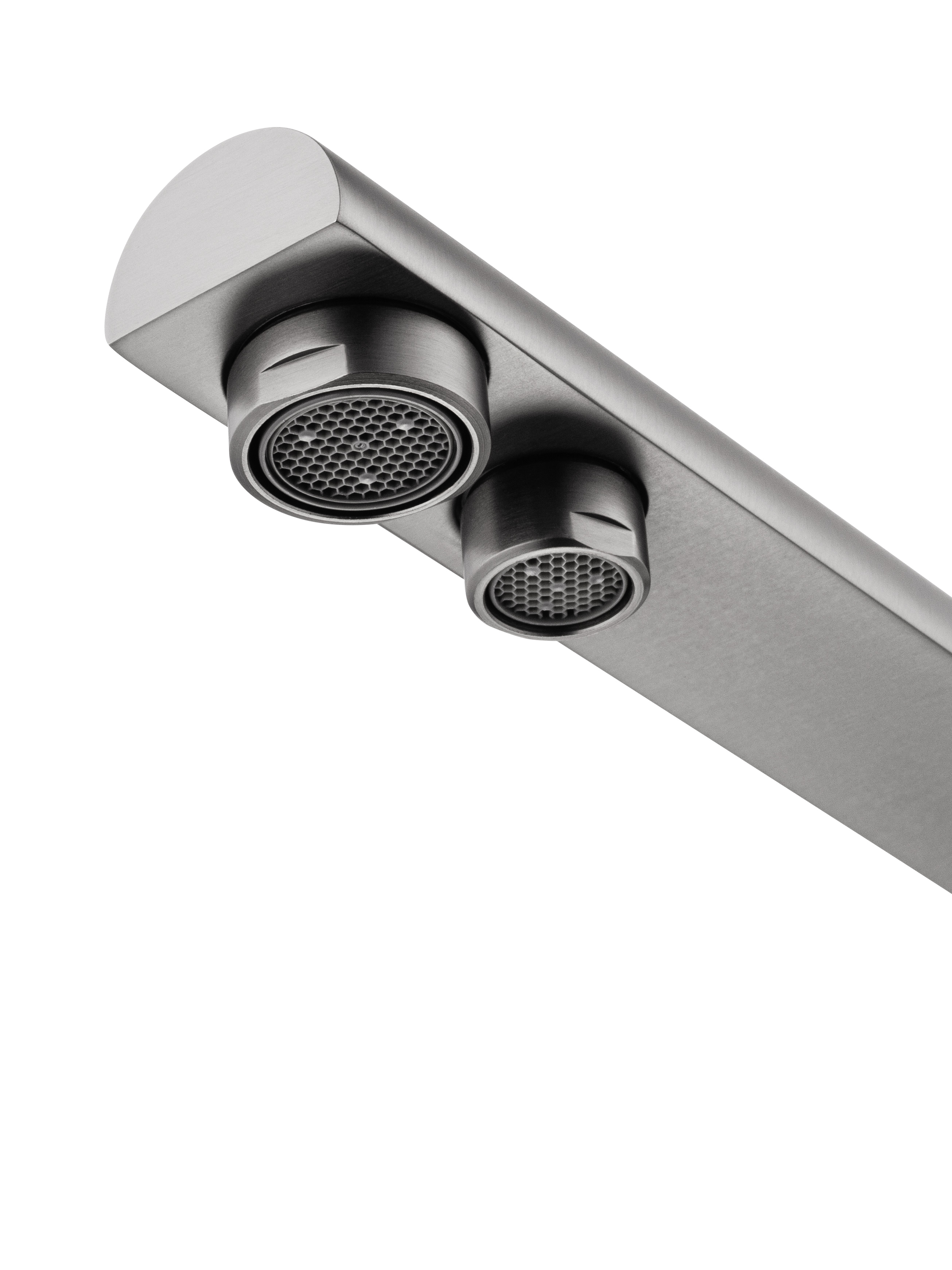 Смеситель для кухни с подключением фильтра WONZON & WOGHAND, Темный графит (WW-88458003-BGM) - Gidratop.ru изображение