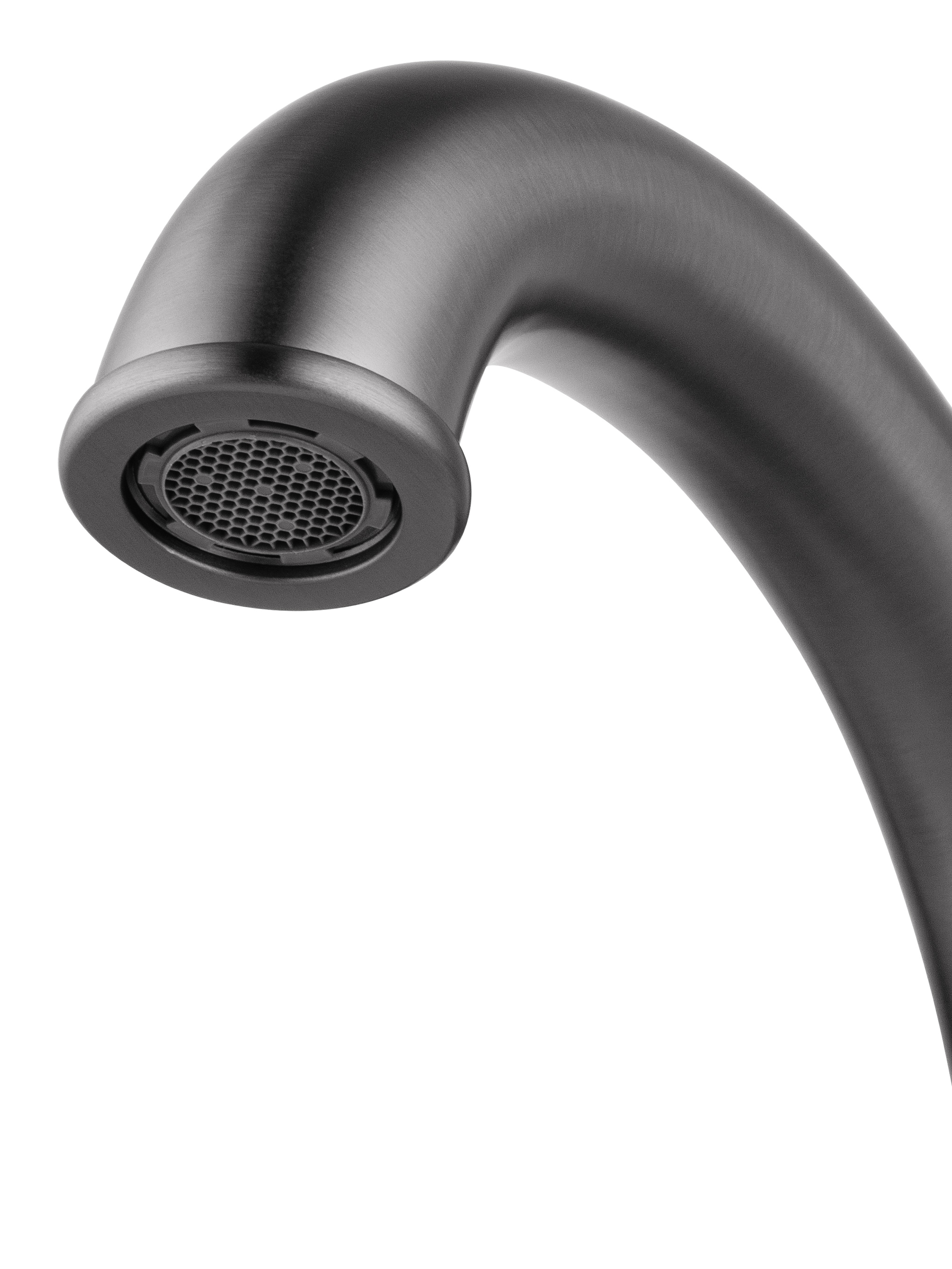 Смеситель на борт ванны WONZON & WOGHAND STEAM, Темный графит (WW-88659008-BGM) - Gidratop.ru изображение