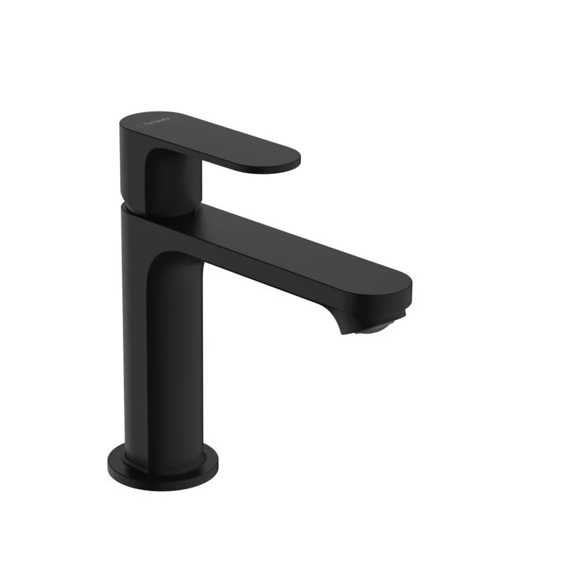 Смеситель для раковины Hansgrohe Rebris 72517670 S, с донным клапаном, черный матовый - Gidratop.ru изображение