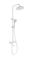 Душевая система с термостатом WONZON & WOGHAND INN 4, Белый матовый (WW-B3047-A1-MW)