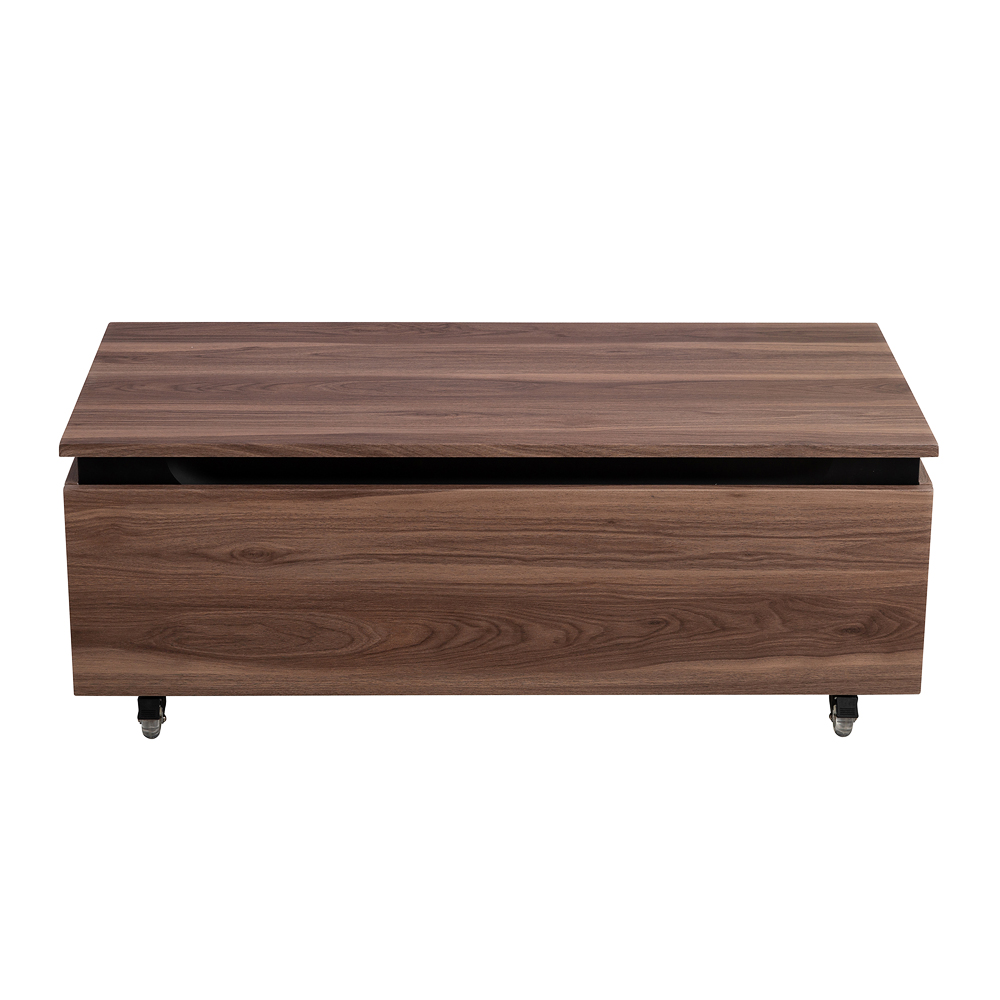 SLIDER Тумба с одним выкатным ящиком, орех дымчатый, 996x476x300, SLIDER-1000-1C-PI-NA-P - Gidratop.ru изображение