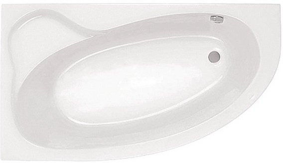 Акриловая ванна Santek Эдера 170x110 1.WH11.1.995 левосторонняя, белая
