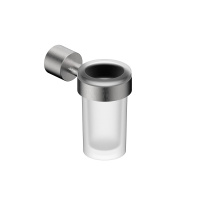 Стакан для зубных щеток с держателем ABBER Osten 316 AA1861BST сталь брашированная - Gidratop.ru изображение