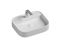 Умывальник чаша накладная прямоугольная Element 550x450x110мм - Gidratop.ru изображение