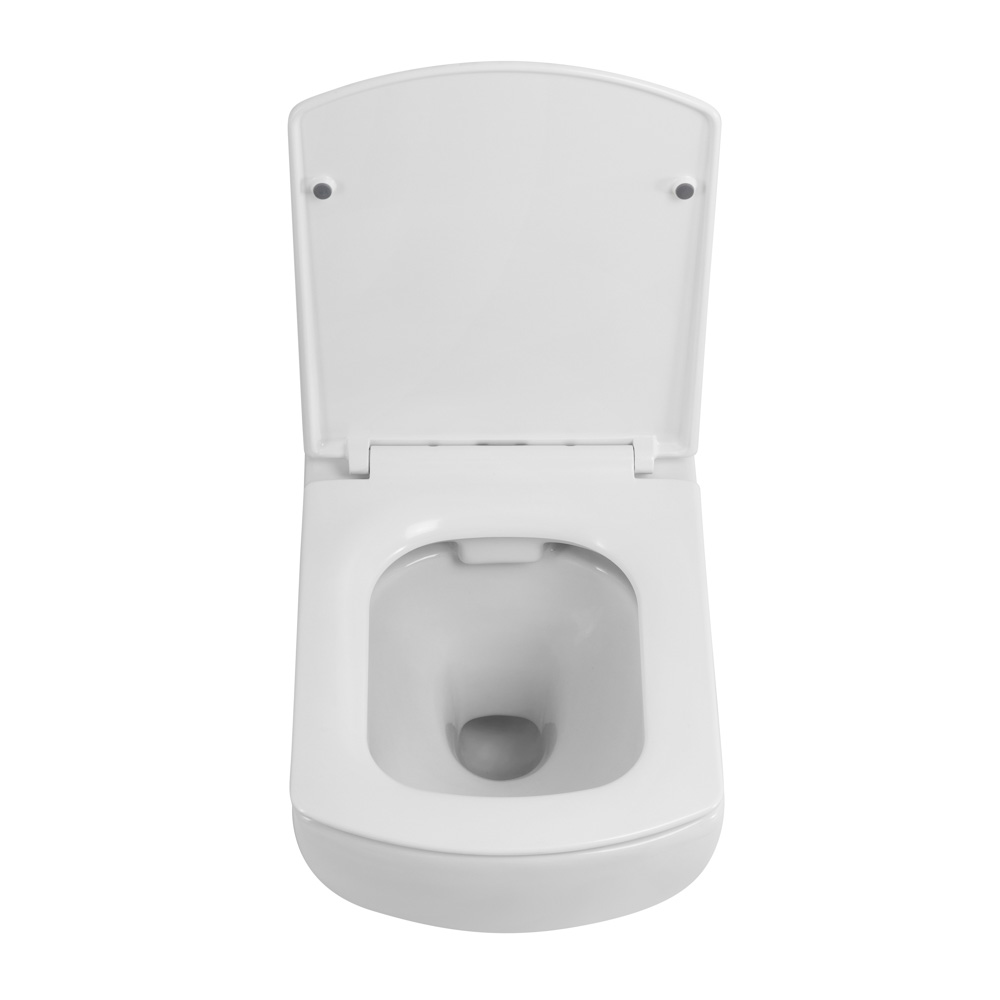 Унитаз подвесной безободковый BelBagno CARINA BB514CHR/BB5046SC - Gidratop.ru изображение