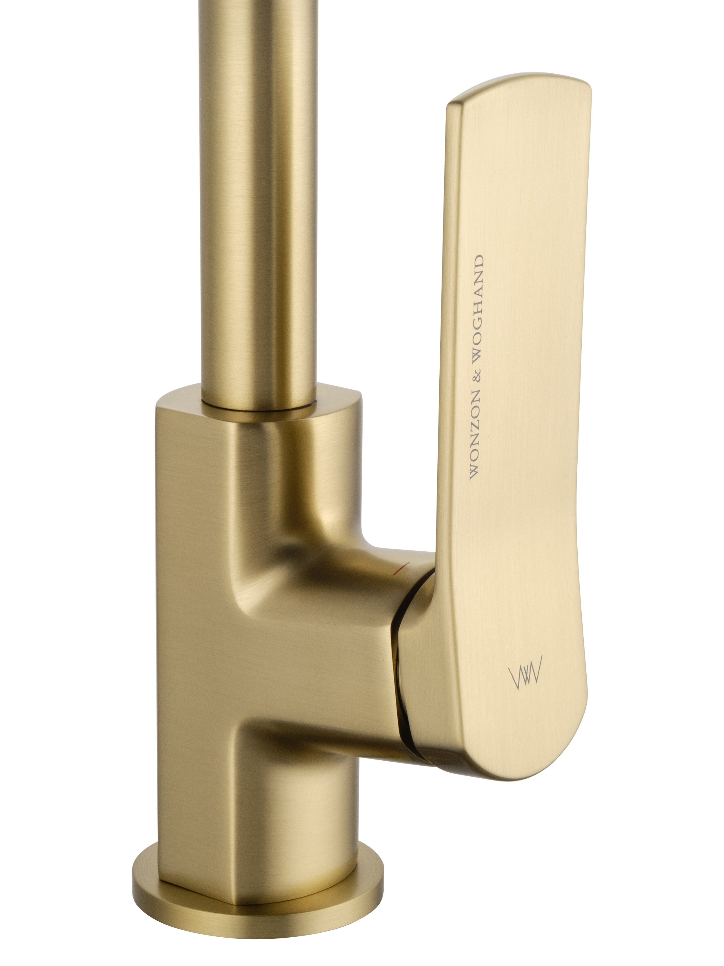 Смеситель для кухни WONZON & WOGHAND, Брашированное золото (WW-L1006-BG) - Gidratop.ru изображение