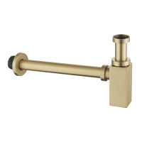 Сифон для раковины ABBER AF0031G золото матовое - Gidratop.ru изображение